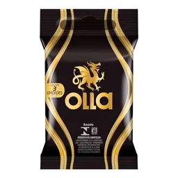 Preservativo Olla Lubrificado 3 Unidades