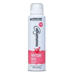 Desodorante Antitranspirante Aerossol Monange Feminino Proteção Seca 150ml