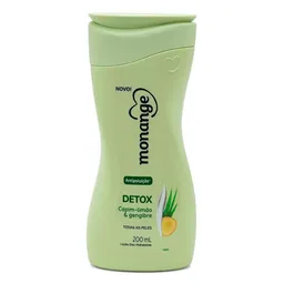 Hidratante Corporal Monange Detox Antipoluição Capim Limão 200ml
