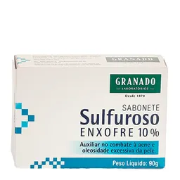 Sabonete Sulfuroso Granado 90g - Sabonete Em Barra Granado Sulfuroso 90g