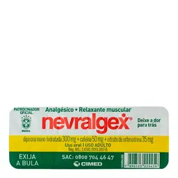 Nevralgex Cimed 10 Comprimidos