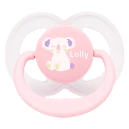 Chupeta Lolly Kinddy Zoo 6 a 18 Meses Rosa 1 Unidade