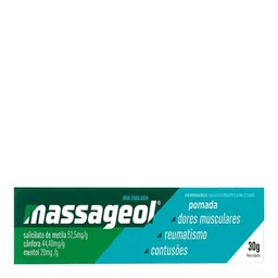Analgésico e Antirreumático Massageol 52,50mg/g + 44,40mg/g + 20mg/g 30g