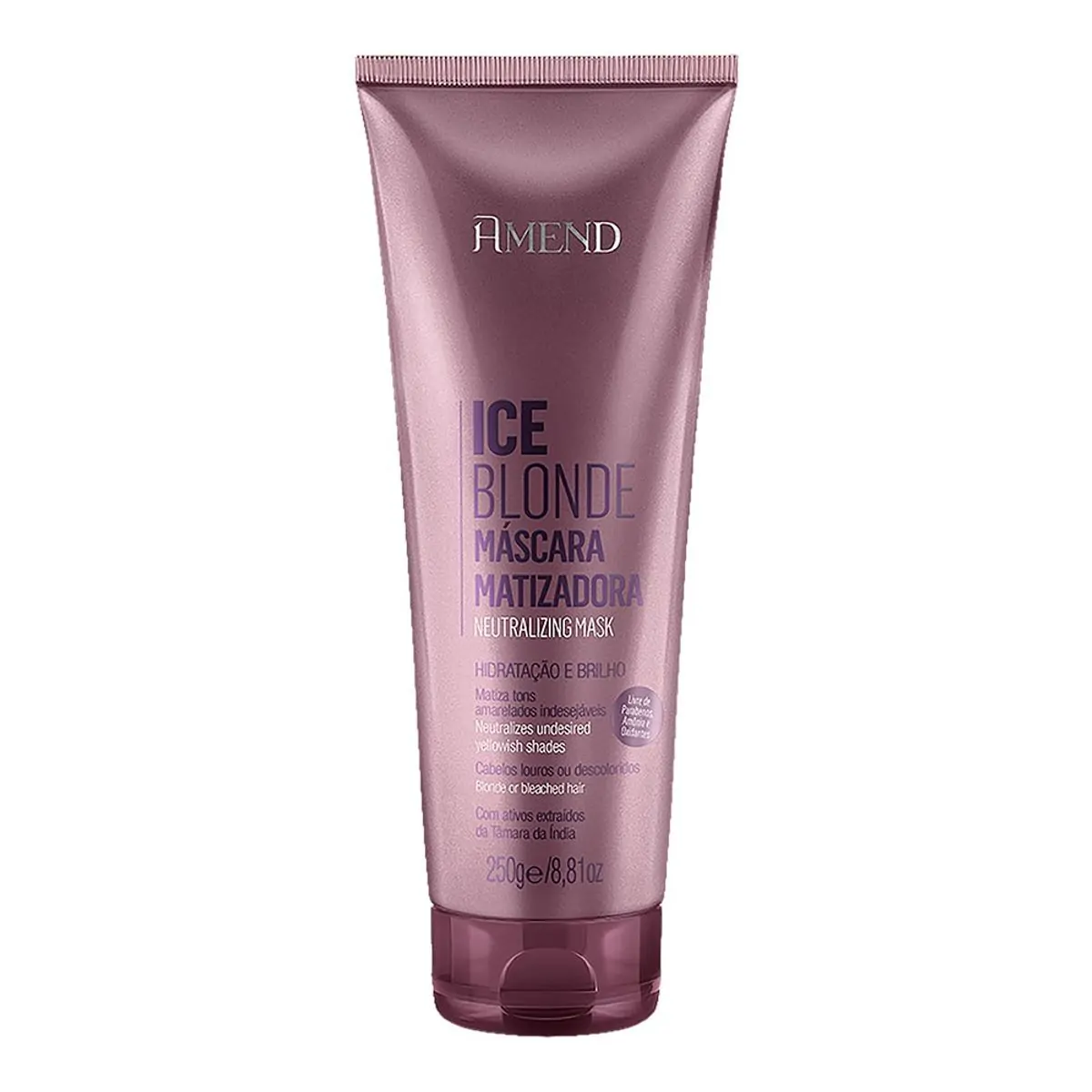 Máscara Capilar Matizadora Amend Ice Blonde 250g