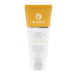 Protetor solar facial anasol oil free toque seco fps 35 60g