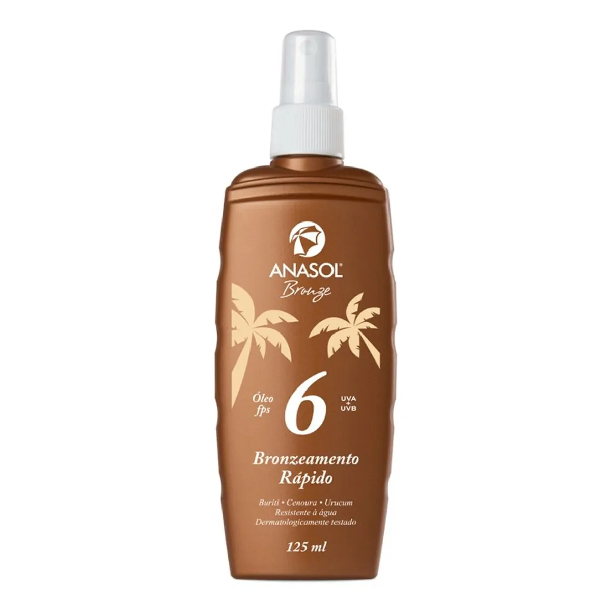 Bronzeador Anasol Oléo Spray FPS6 125ml