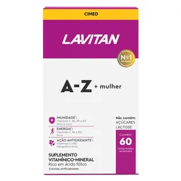 Suplemento Vitamínico Lavitan Mulher 60 Drágeas