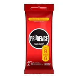 Preservativo Prudence Lubrificado 8 Unidades
