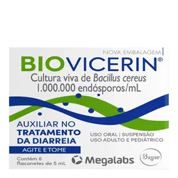Antidiarreico Biovicerin 1.000.000/ml 6 Flaconetes