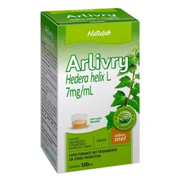 Expectorante e Fitoterápico Arlivry 7mg/ml 100ml Mel