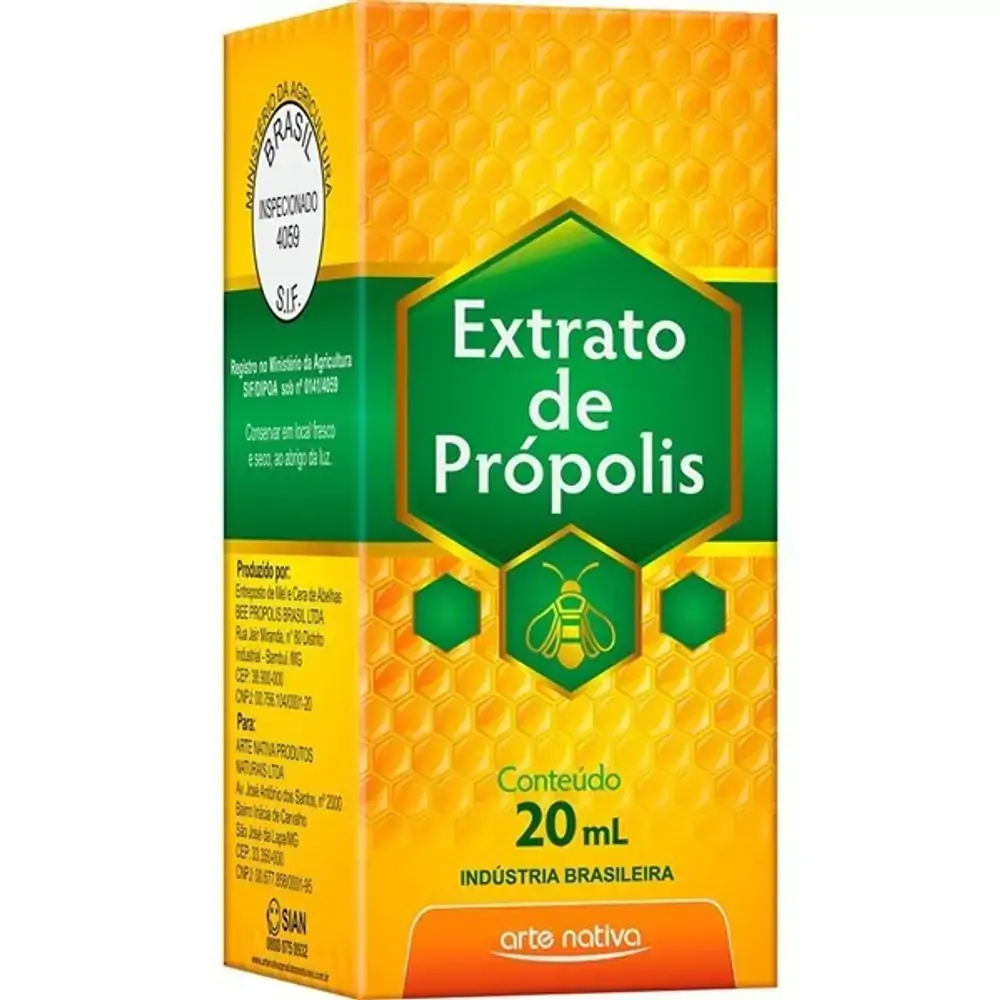 Extrato de Própolis Verde 20ML - Arte Nativa
