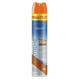 Desodorante Antitranspirante Aerossol Above Men Extreme Invisible Sport Above 200ml