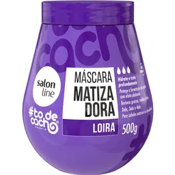 Máscara Capilar Matizadora Salon Line #To De Cacho Loira 500g