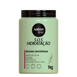 Máscara Capilar S.O.S Hidratação Azeite De Oliva Salon Line 1kg