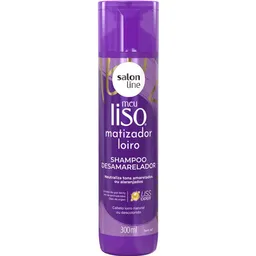Shampoo Salon Line Meu Liso Matizador Loiro 300ml
