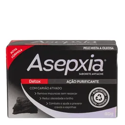 Sabonete Barra Asepxia Detox Ação Purificante 80g