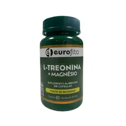 L-Treonina + Magnésio C/60 Cápsulas - Eurofito