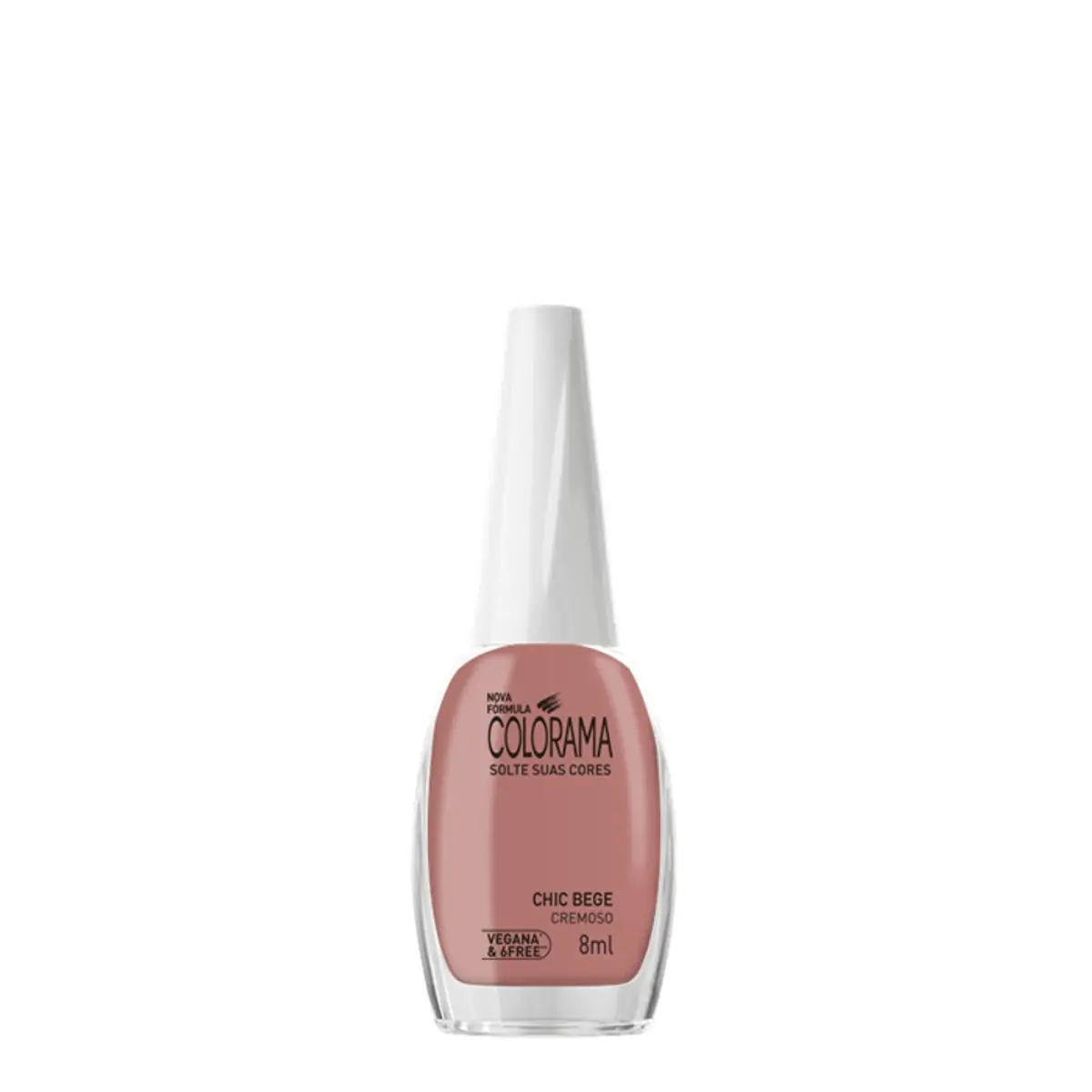 Esmalte Cremoso Colorama Chic bege 8ml