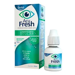 Lubrificante Acu Fresh 5mg/mL 1 Frasco com 10mL de Solução