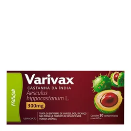 Fitoterápico Varivax 300mg 30 Comprimidos