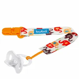 Prendedor De Chupeta Elefantinho Buba Colorido