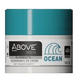 Desodorante Antitranspirante Creme Above Men Elements Invisible Ocean 50g