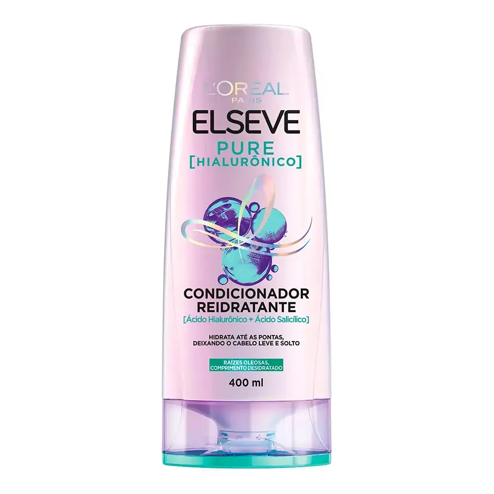 Condicionador LOréal Paris Elseve Pure Hialurônico 400ml