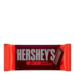Chocolate Hershey s Meio Amargo 40% Cacau 82g
