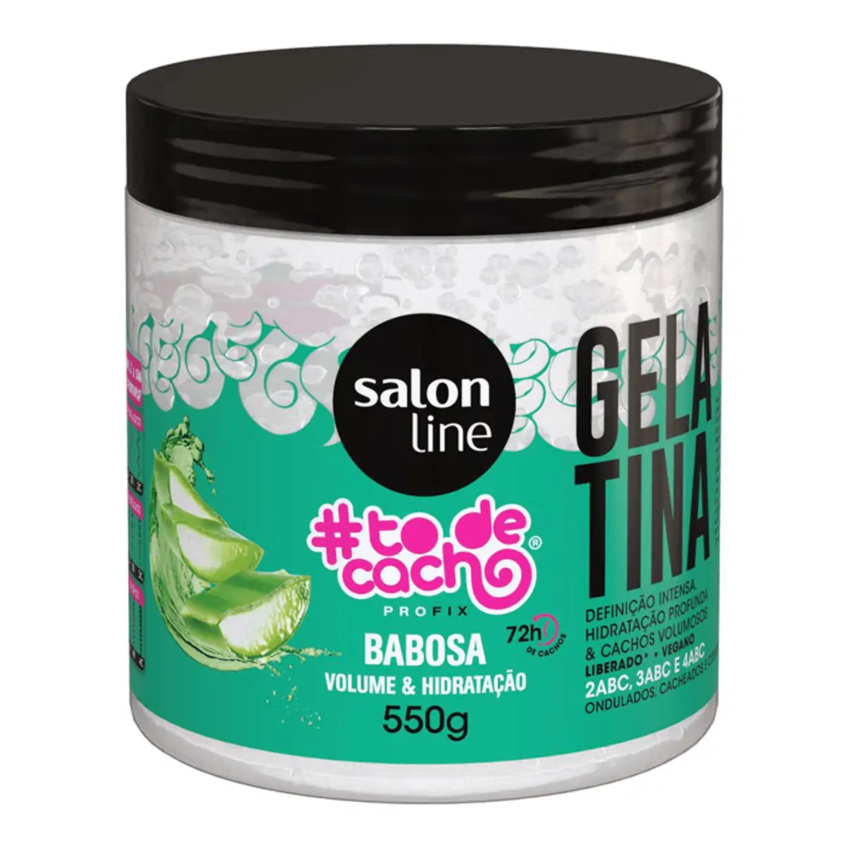 Gelatina Capilar Salon Line Babosa #To De Cacho Volume & Hidratação 550g