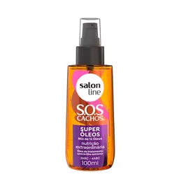 Óleo Capilar S.O.S Cachos Super Óleos Salon Line 100ml