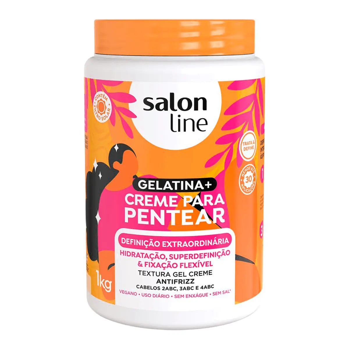 Creme Para Pentear Definição Extraordinária Salon Line 1kg