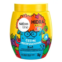 Creme Multifuncional 3 Em 1 Hidra Kids Multy Salon Line 1kg