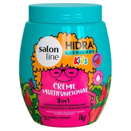 Creme Multifuncional 3 Em 1 Hidra Kids Cachinhos Salon Line 1kg