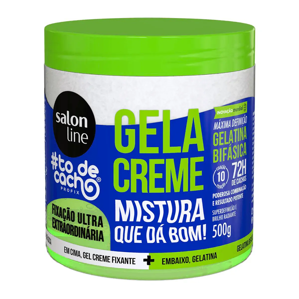 Gelacreme Super Definição Fixação Ultra #Todecacho Salon Line 500g