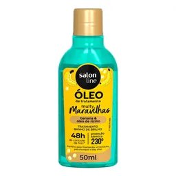 Óleo Reparador Multy Maravilhas Banho De Brilho Cachos Dos Sonhos Salon Line 50ml