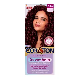 Tinta de Cabelo Niely Cor&Ton Creme 6.26 Marsala 0% Amônia