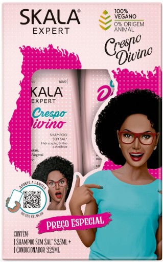 Kit Skala Crespo Divino – shampoo e condicionador
