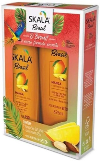 Kit Shampoo e Condicionador Skala Manga e Castanha 325ml