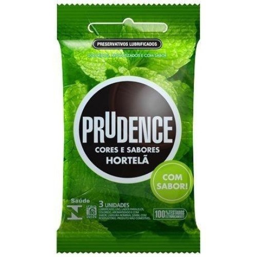 Preservativo Prudence Hortelã Com 3 Unidades