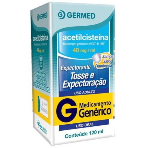 Acetilcisteína Xarope Adulto 120 mL Germed