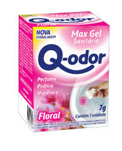 Gel Sanitário Q-Odor Floral Eliminador de Odor
