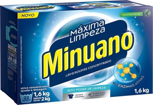 Sabão em Pó Azul Minuano 1,6kg
