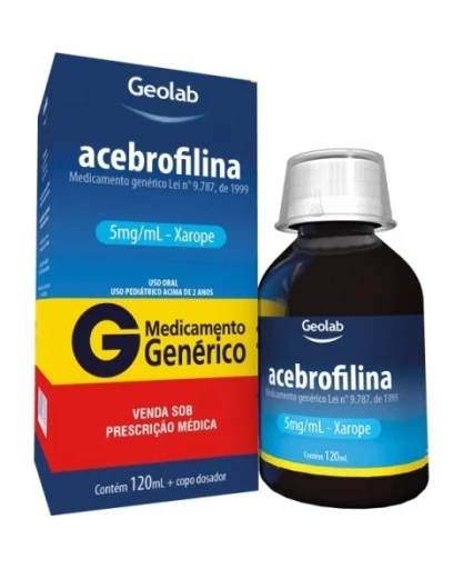 Acebrofilina 25mg Xarope Pediátrico Geolab