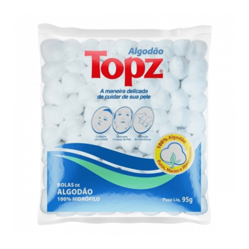 Algodão Bolas Topz 95g