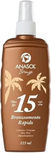 Óleo Bronzeador Anasol FPS 15 125ml