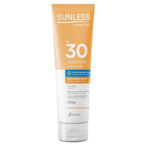 Protetor Solar Corporal Sunless Fps 30 com ação Repelente