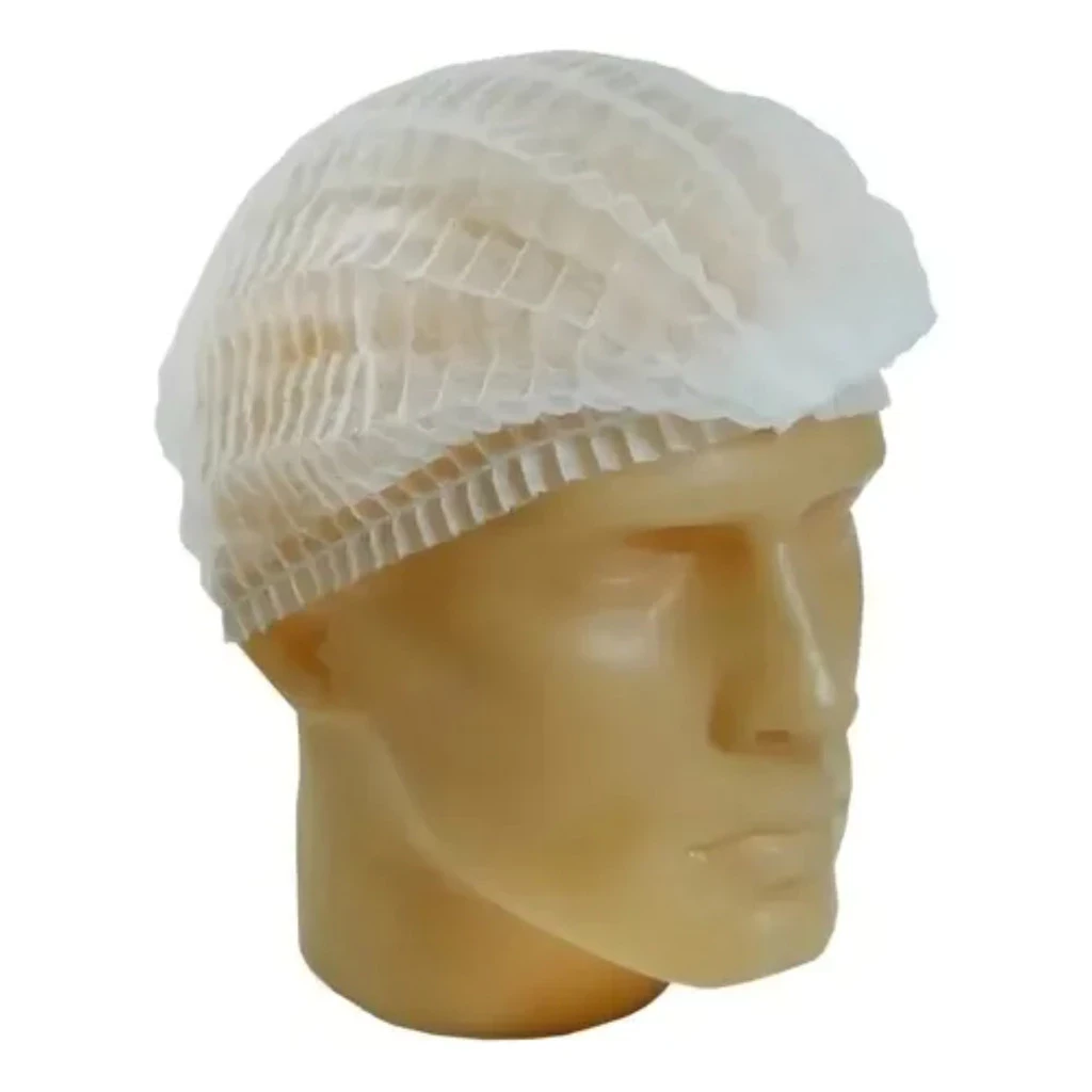 Touca Descartável NTFlex Sanfonada Branca