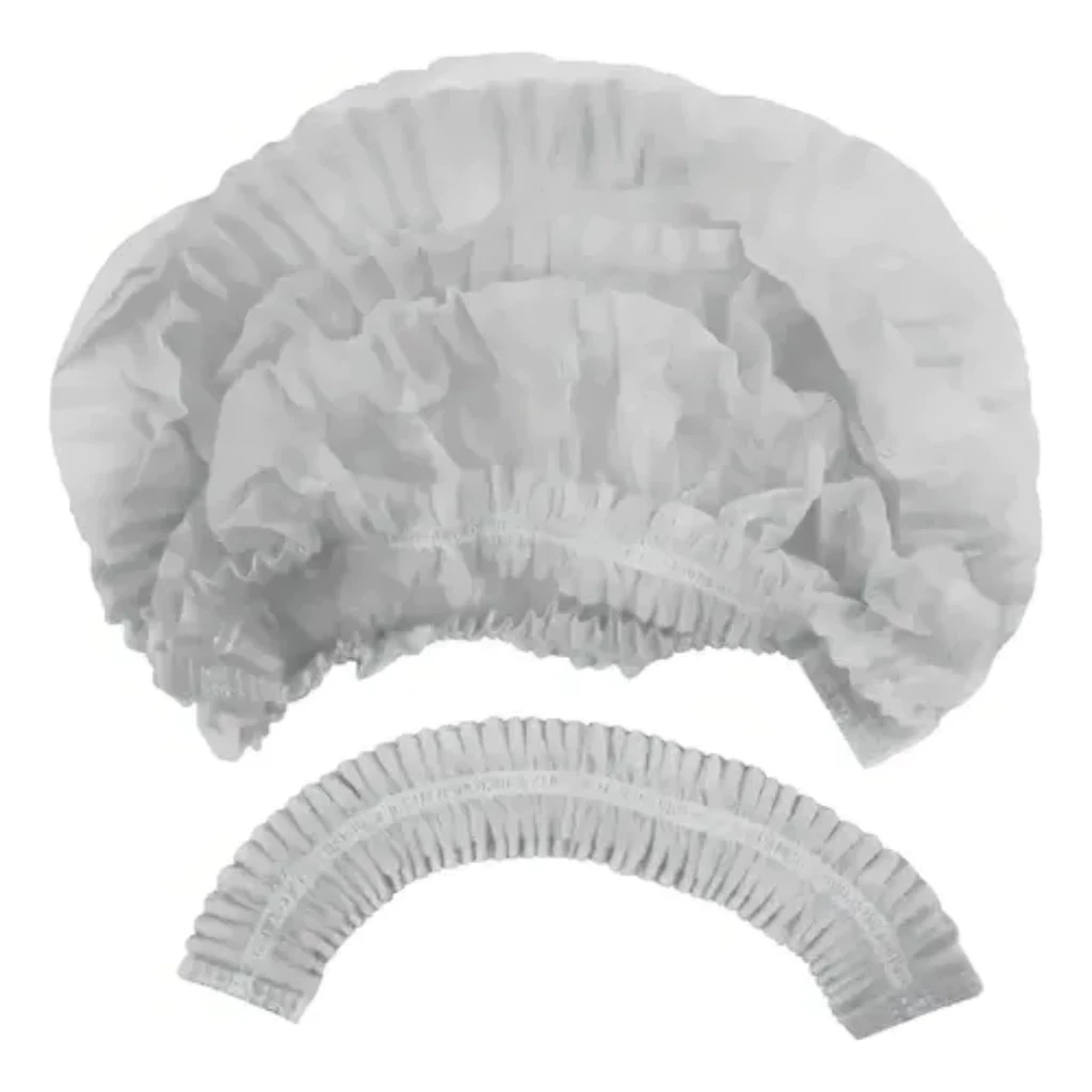 Touca Descartável NTFlex Sanfonada Branca