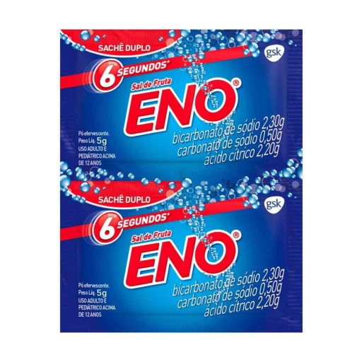 Eno Tradicional Sal de Fruta Sabor Original 5g