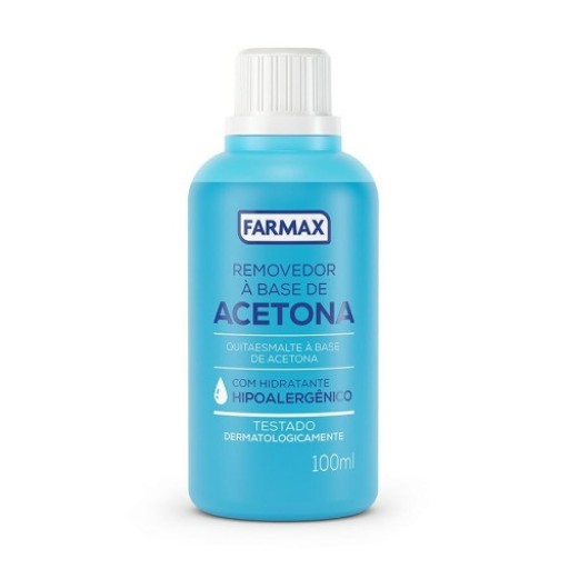 Acetona Farmax 100ml - Removedor De Esmalte
